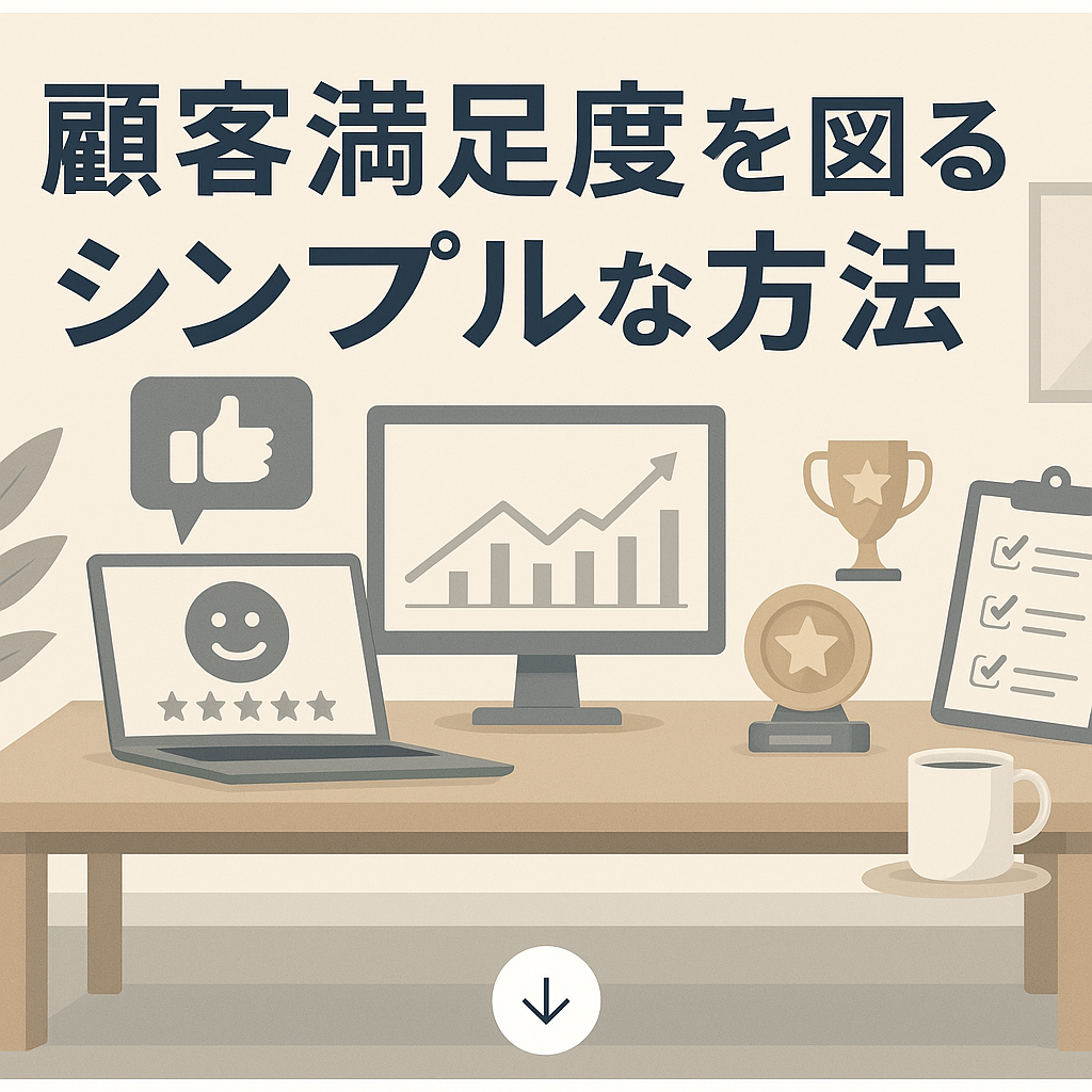 顧客満足度を図るシンプルな方法